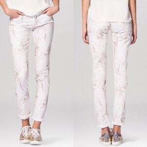 NWT Maje “Pelin” taupe marbelized skinny jeans